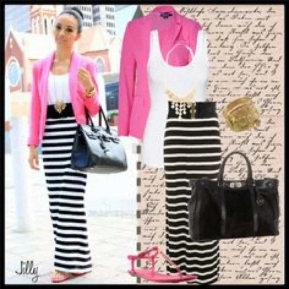 Bailey 44 Stella Striped Maxi Skirt xs